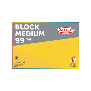 Block Medium 99 1/4 20 Hojas 120gr