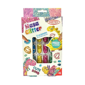 Set Masa Glitter x12 Artel