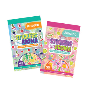 Stickers Con Aroma Floral Block De Stickers