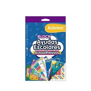 Block Ayudas Escolares Autoadhesivas