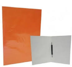 Carpeta Plastica Con Accoclip Naranja Cory