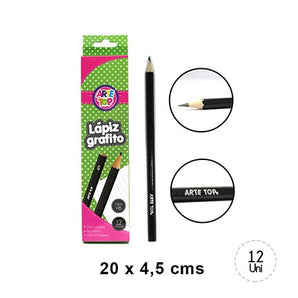 Caja Lapices Grafito Arte Top HB 12u Pastel World VI