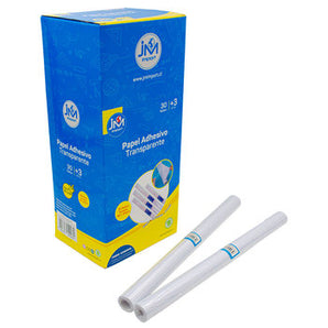 Papel Adhesivo Transparente Rollo 0.45X1.5Mt Jm(30