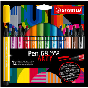 Caja Lapices Stabilo 12u Max Pen 68 Arty W