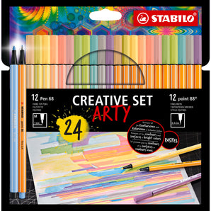 Caja Lapices Creativo Stabilo 24u Creativo Pastel W