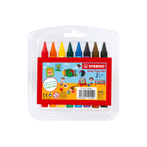 Caja Crayones Cera Stabilo 8u