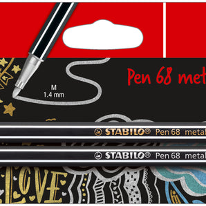 Lapiz Pen 68 Stabilo 1u Metallic Pi Bi