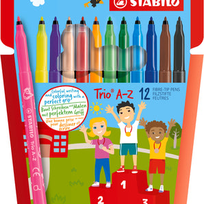 Caja Lapices Marcador Colores Stabilo 12u Wal