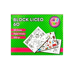 Block De Dibujo Liceo 60 20 Hojas Arte Top