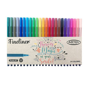 Estuche Fineliner X24 Colores Artel