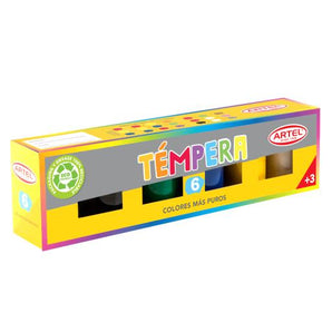 Tempera 6 Colores 15ml Artel