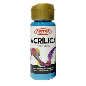 Pintura Acrilica Deco Azul Calipso 400 60ml Artel