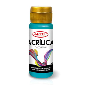 Pintura Acrilica Deco Turquesa 503 60ml Artel