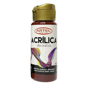 Pintura Acrilica Deco Rojo Osc 801 60ml Artel