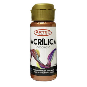 Pintura Acrilica Deco Metalica Cobre 993 60ml Artel